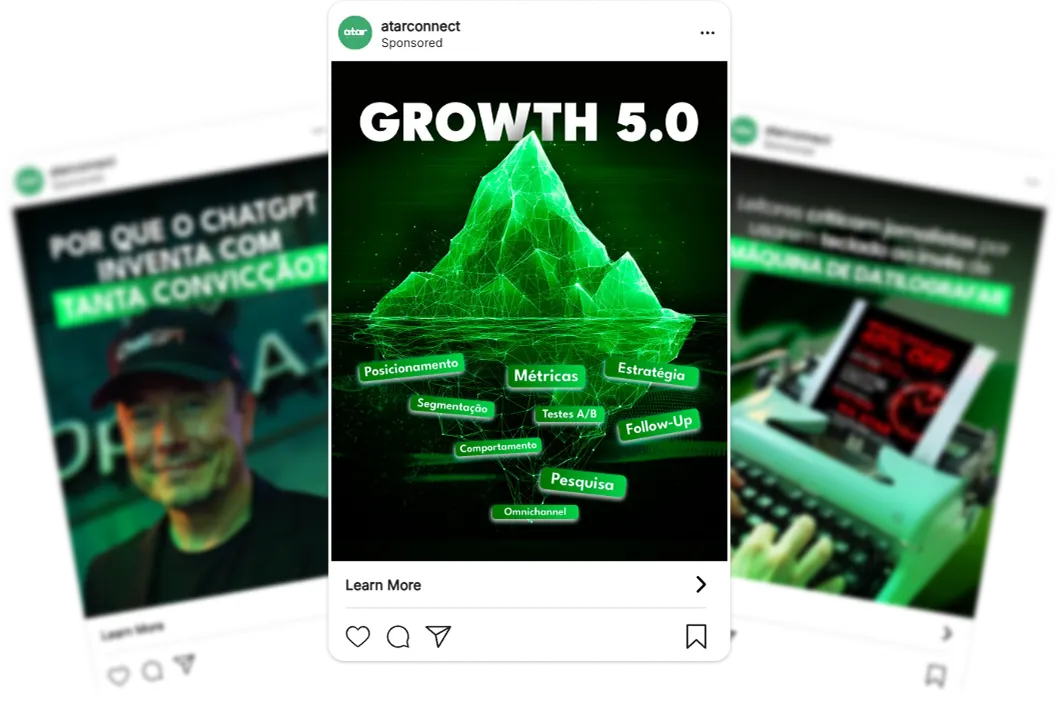 Criativos profissionais para redes sociais